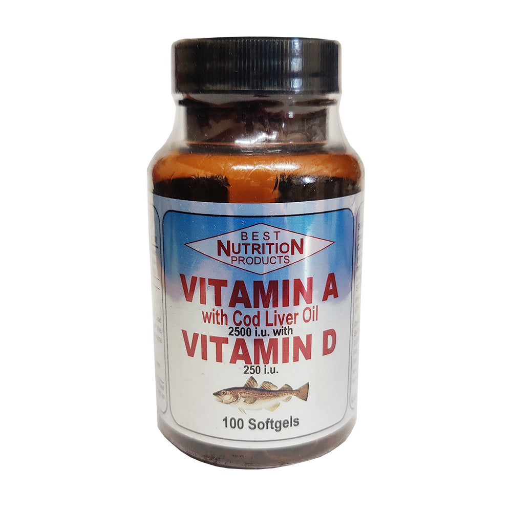 Cod Liver Oil with Vitamin D Capsules