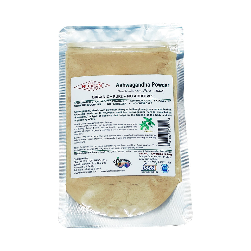 Best Nutrition Organic Ashwagandha Powder