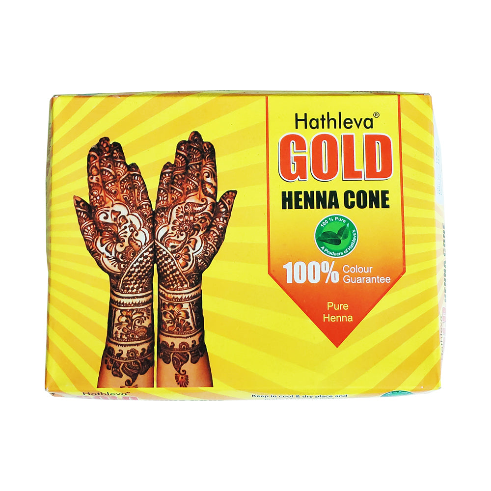 Hathleva Gold Henna Cone